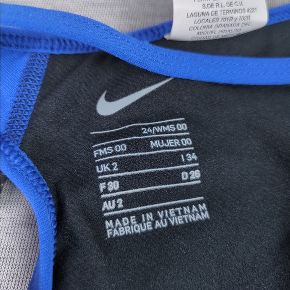Nike HydraStrong Lace Up Tie Back One Piece Swimsuit - Picture 13 of 14